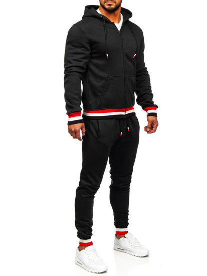 Men's Tracksuit with Hood Black Bolf 8C65