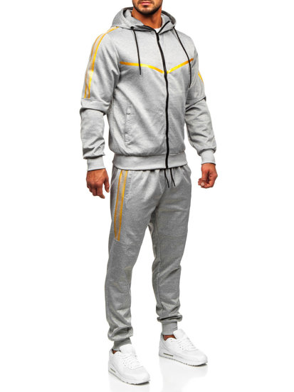 Men's Tracksuit with Hood Grey Bolf 27C8117