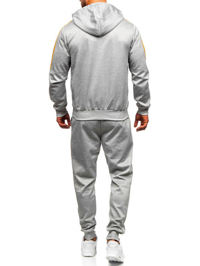 Men's Tracksuit with Hood Grey Bolf 27C8117