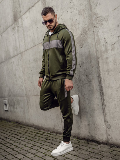 Men's Tracksuit with Hood Khaki Bolf 27C8115