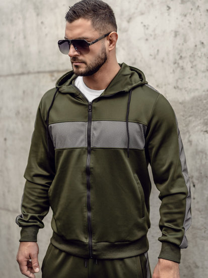 Men's Tracksuit with Hood Khaki Bolf 27C8115