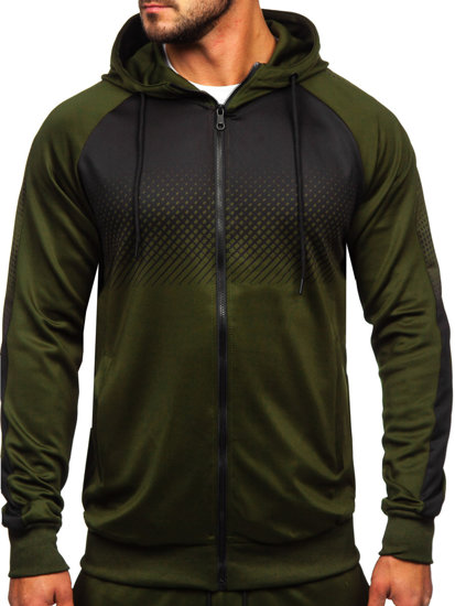 Men's Tracksuit with Hood Khaki Bolf 27C8116