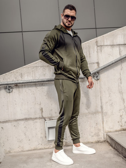 Men's Tracksuit with Hood Khaki Bolf 27C8116