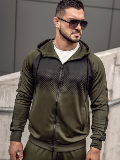 Men's Tracksuit with Hood Khaki Bolf 27C8116