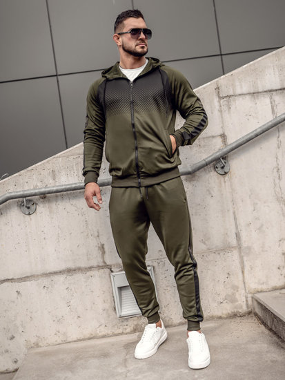 Men's Tracksuit with Hood Khaki Bolf 27C8116