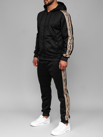 Men's Tracksuit with hood Black Bolf 3A167