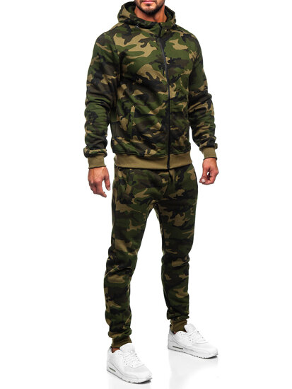 Men's Tracksuit with hood Khaki Bolf 8B159