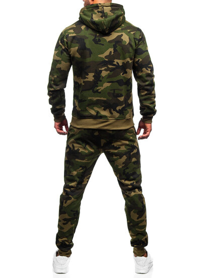 Men's Tracksuit with hood Khaki Bolf 8B159