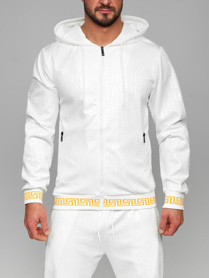 Men's Tracksuit with hood White Bolf 3A161