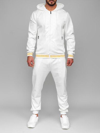 Men's Tracksuit with hood White Bolf 3A161