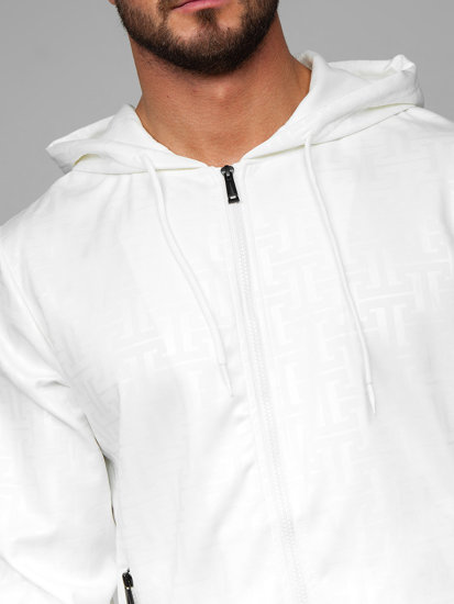 Men's Tracksuit with hood White Bolf 3A161