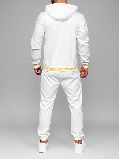 Men's Tracksuit with hood White Bolf 3A161