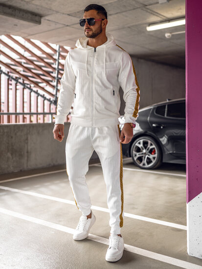 Men's Tracksuit with hood White Bolf 3A165A