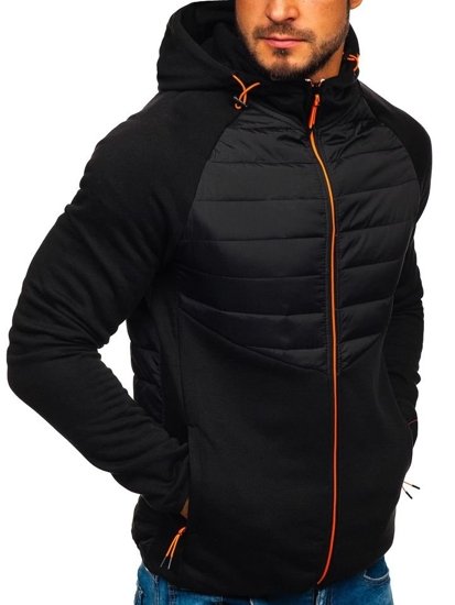 Men's Transitional Down Jacket Black Bolf KS1885