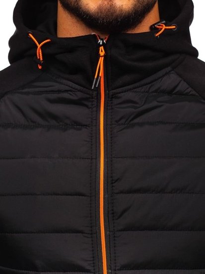 Men's Transitional Down Jacket Black Bolf KS1885