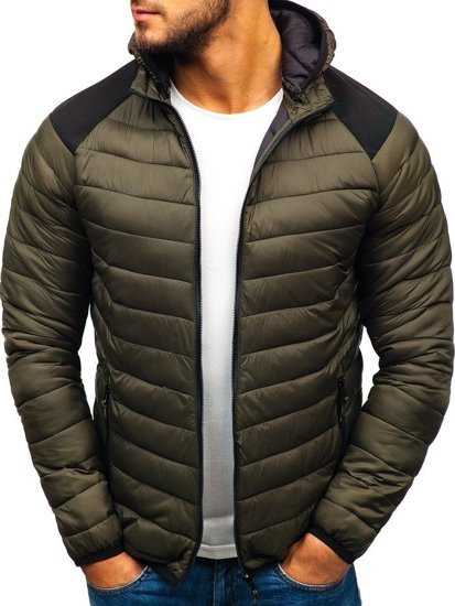 Men's Transitional Down Jacket Green Bolf LY1003