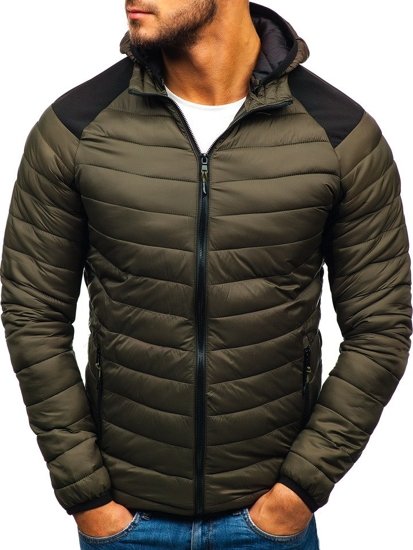 Men's Transitional Down Jacket Green Bolf LY1003