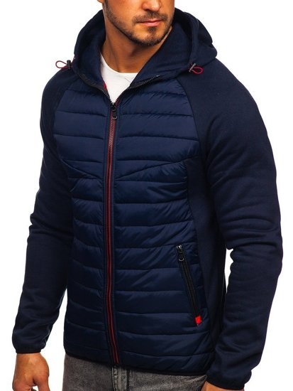 Men's Transitional Down Jacket Navy Blue Ks1886