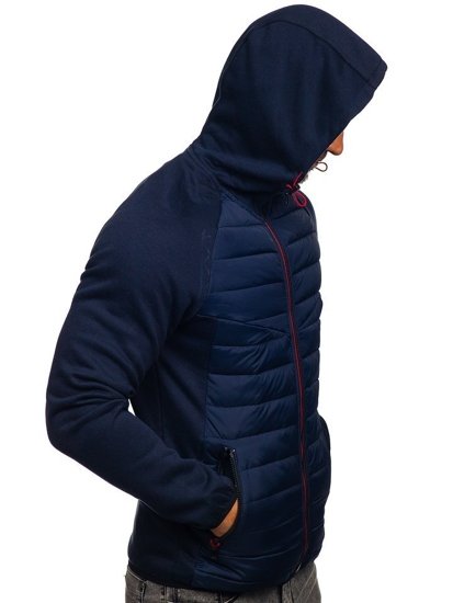 Men's Transitional Down Jacket Navy Blue Ks1886