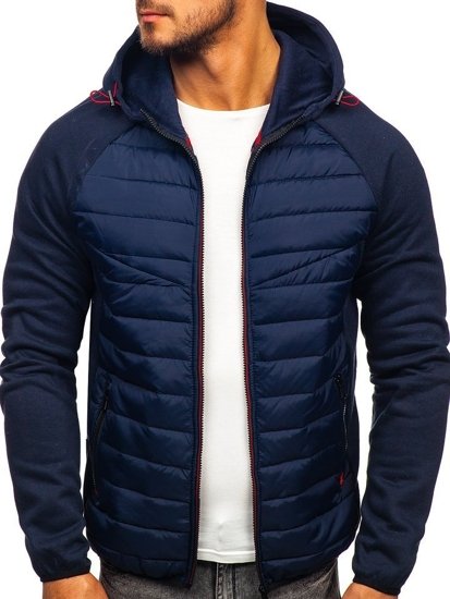 Men's Transitional Down Jacket Navy Blue Ks1886