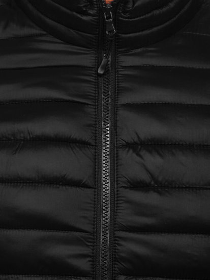 Men's Transitional Quilted Jacket Black Bolf LY33