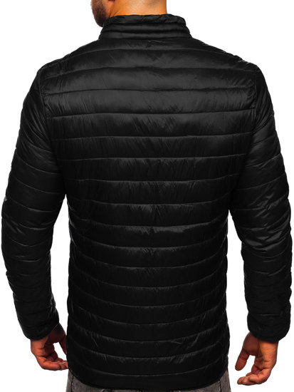 Men's Transitional Quilted Jacket Black Bolf LY33