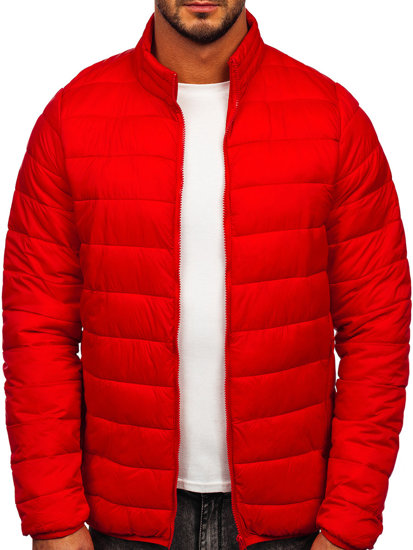 Men's Transitional Quilted Jacket Red Bolf LY33