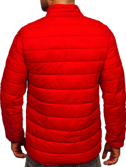 Men's Transitional Quilted Jacket Red Bolf LY33