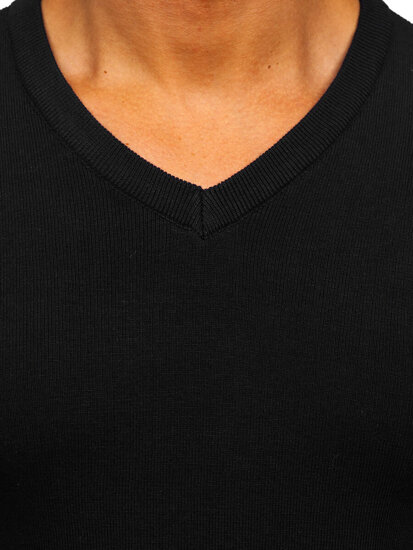 Men’s V-neck Sweater Black Bolf H2405