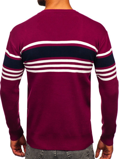 Men's V-neck Sweater Violet Bolf S8536