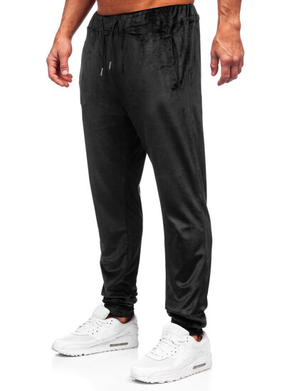 Men's Velour Sweatpants Black Bolf 8K1172