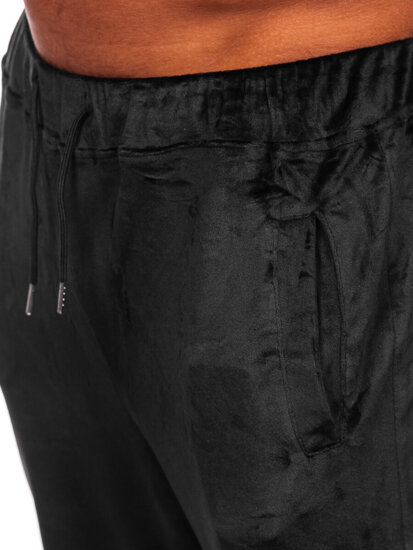 Men's Velour Sweatpants Black Bolf 8K1172