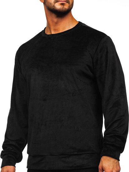 Men's Velour Sweatshirt Black Bolf 8B1166