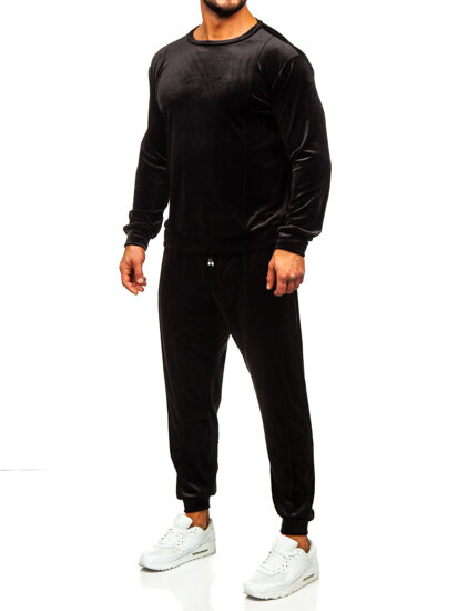 Men's Velour Tracksuit Black Bolf 0001A