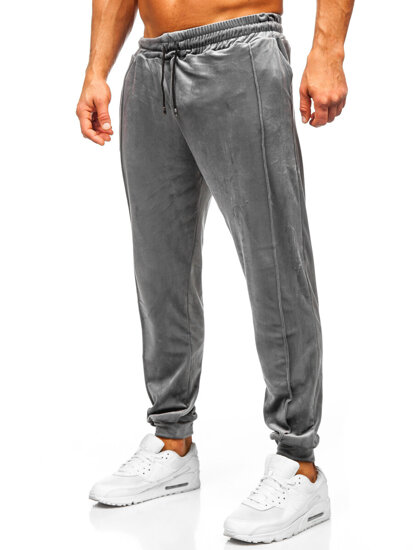 Men's Velour Tracksuit Grey Bolf 0001A