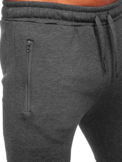 Men's Warm Cargo Sweatpants Graphite Bolf HW2176