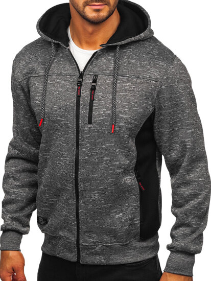 Men’s Warm Hoodie Anthracite Bolf TC1305