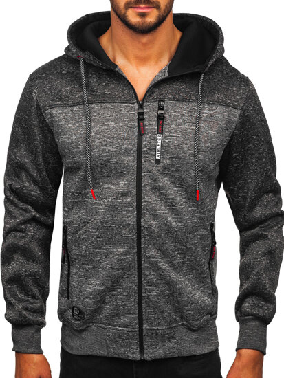 Men’s Warm Hoodie Anthracite Bolf TC1308