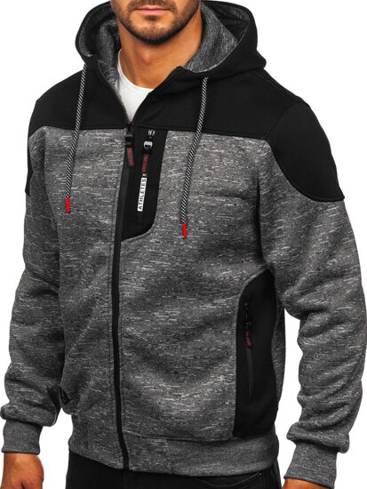 Men’s Warm Hoodie Anthracite Bolf TC1310