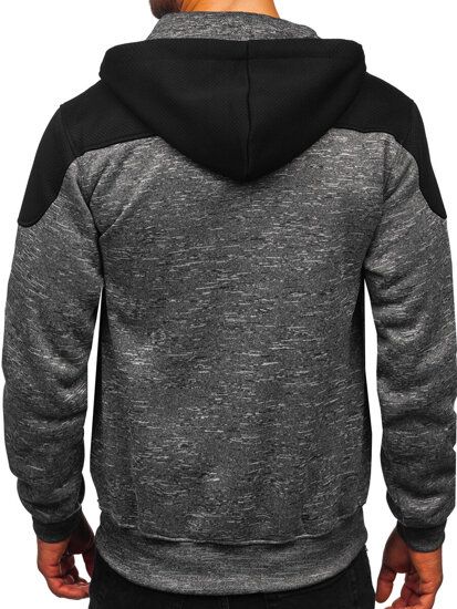 Men’s Warm Hoodie Anthracite Bolf TC1310