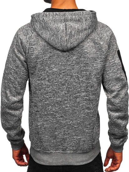 Men’s Warm Hoodie Grey Bolf TC1306