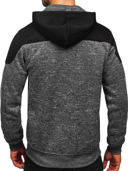 Men’s Warm Hoodie Grey Bolf TC1307