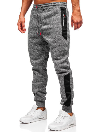 Men’s Warm Joggers Anthracite Bolf Q1100