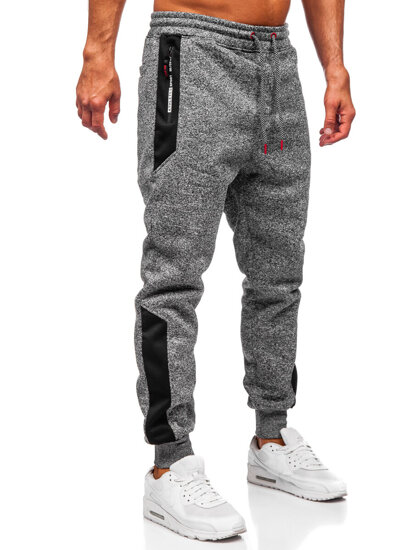 Men’s Warm Joggers Anthracite Bolf Q1100