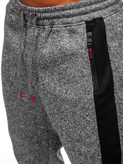 Men’s Warm Joggers Anthracite Bolf Q1102