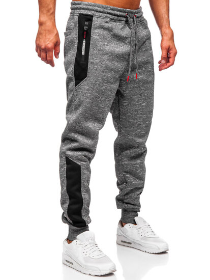 Men’s Warm Joggers Anthracite Bolf Q1200