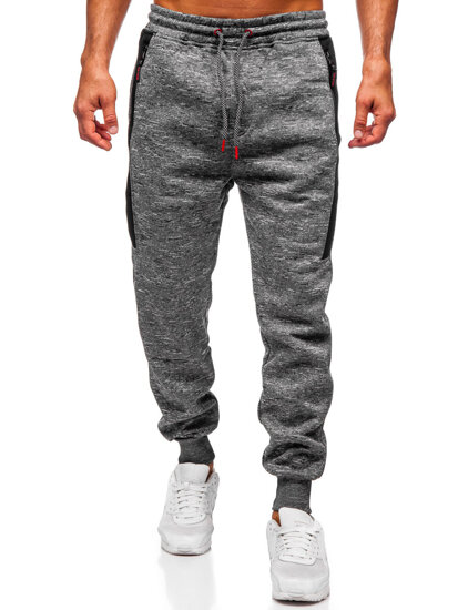 Men’s Warm Joggers Anthracite Bolf Q1201