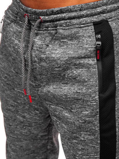 Men’s Warm Joggers Anthracite Bolf Q1201