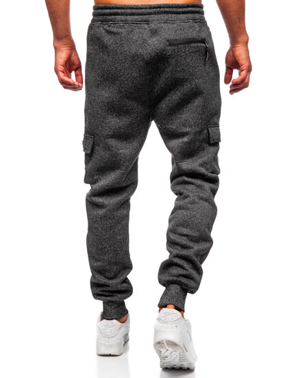 Men’s Warm Joggers Graphite Bolf Q1108