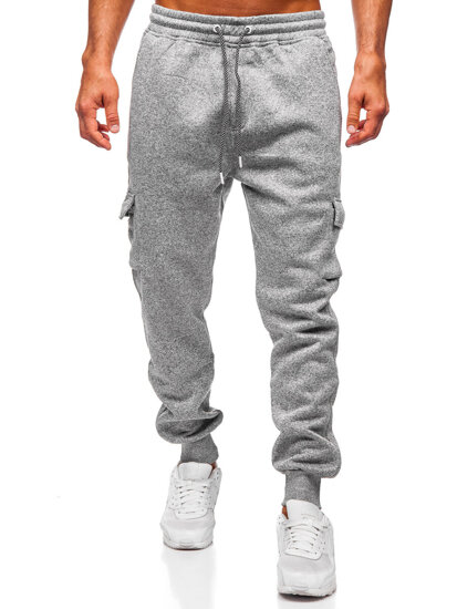 Men’s Warm Joggers Grey Bolf Q1108